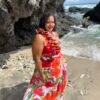 Maillot de bain flamenco, grande taille à fleur 2 pièces.