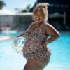 maillot de bain léopard.