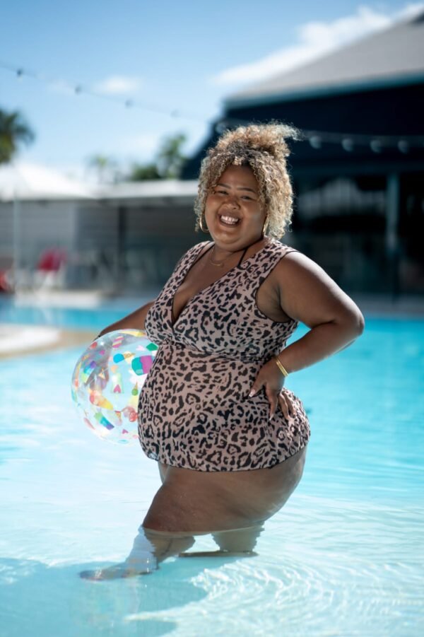 maillot de bain léopard.