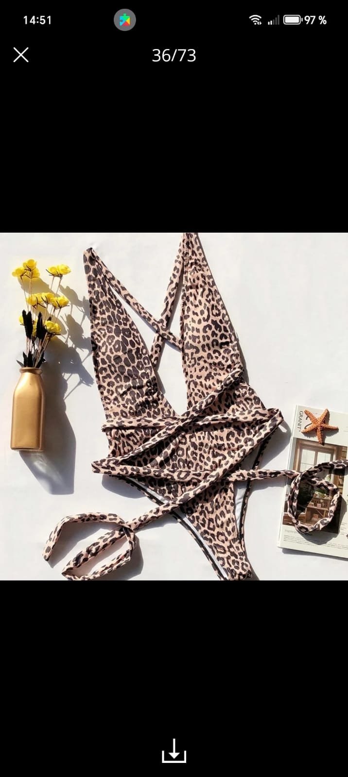 Maillot de bain style deux pièces