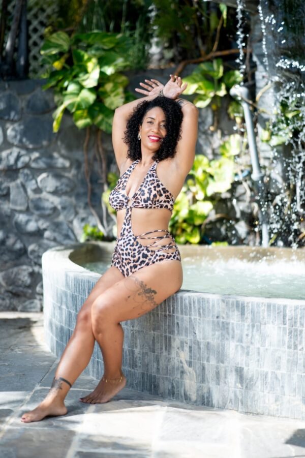 Maillot de bain style deux pièces