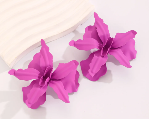 Boucle d'oreille Fleur.