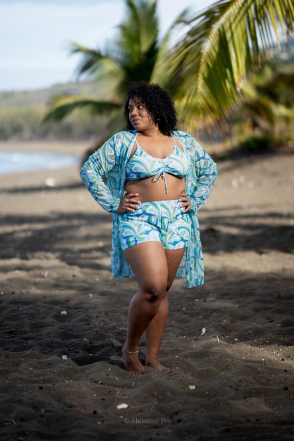 DSC08897 Maillot de bain 3 pièces Short kimono