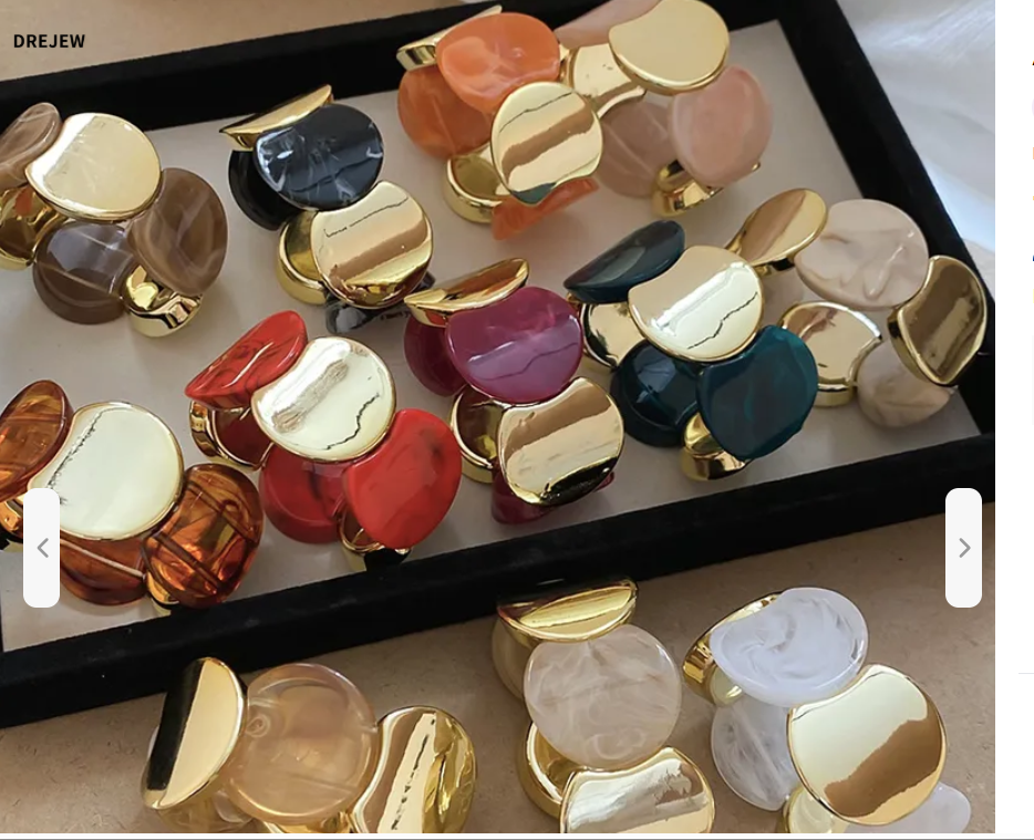 Boucle d'oreille Fleur.